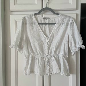 Madewell Peplum Top